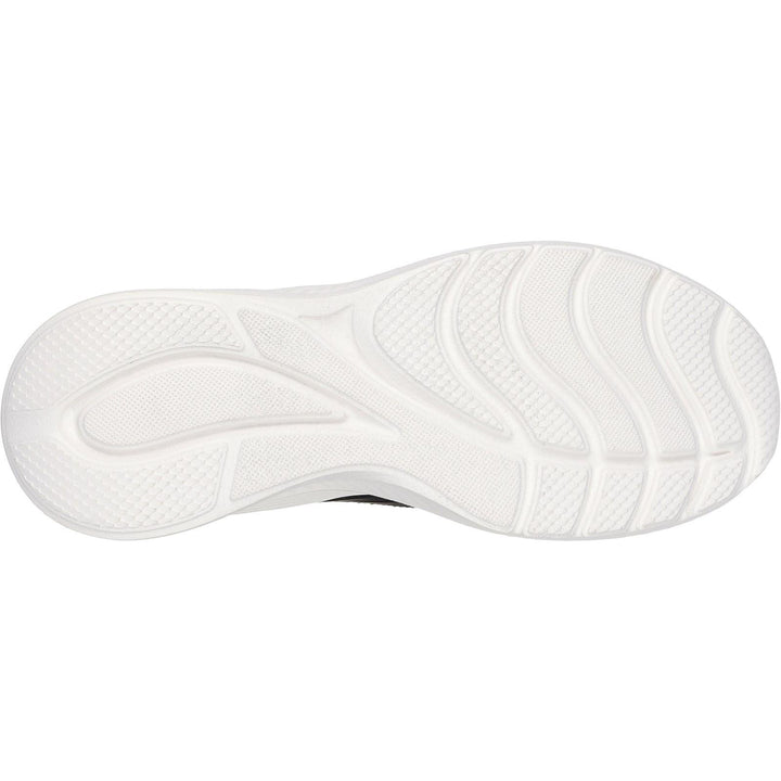 Women's Wide Fit Skechers 117483 Bobs Sport Squad Waves Still Wading Trainers