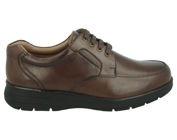 Zapatos DB Congo de ajuste ancho para hombre in Cuero Liso Negro - Image 1
