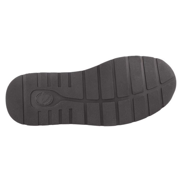 Men's Wide Fit DB Jerome Trainers in Black Leather - Image 12