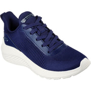 Skechers 117470 Wide Bobs Squad Wave Trainers Navy-3