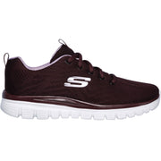 Skechers 12615 Graceful Get Connected Trainers Wine-1