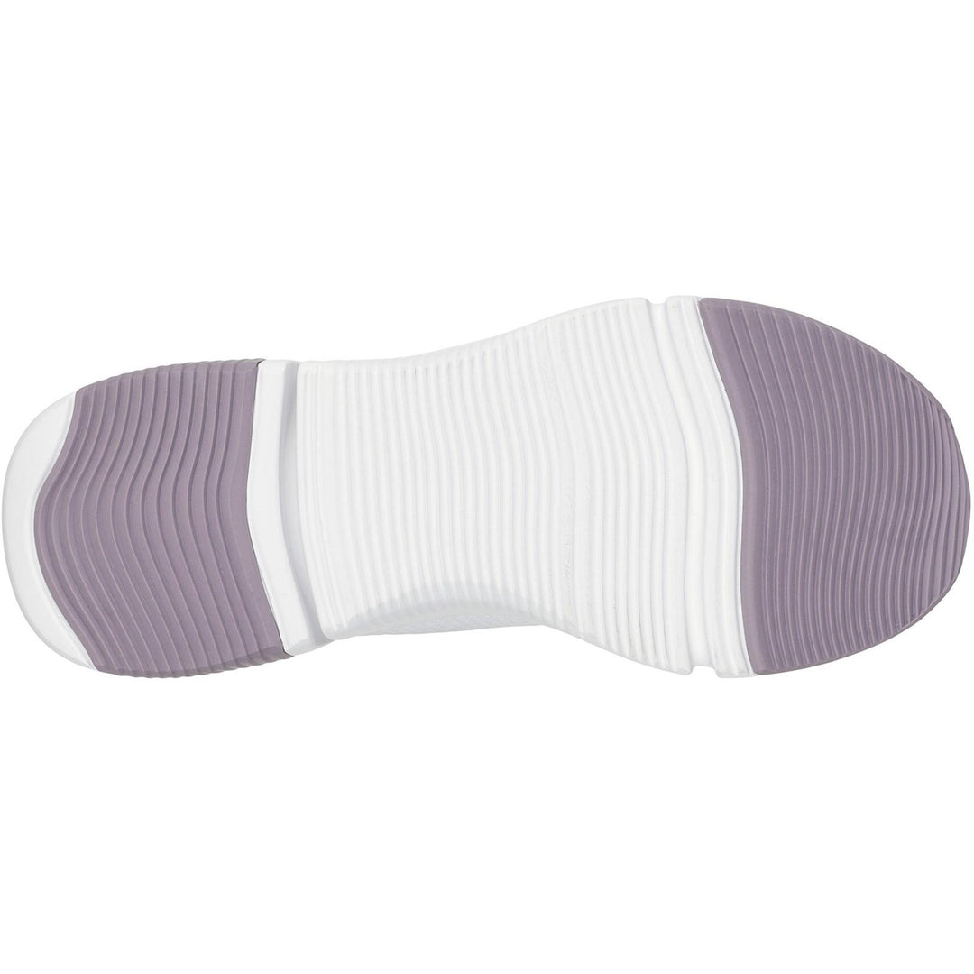 Women's Wide Fit Skechers 117587 Slip-ins Bobs Sport Sparrow Flex Trainers in Blush - Image 12