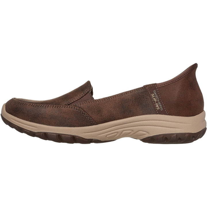Women's Wide Fit Skechers 158699 Reggae Fest 2.0 Classically Shoes in Chocolate - Image 1