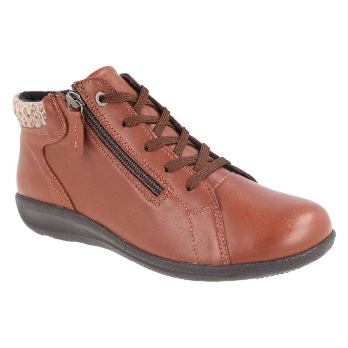 Botas DB Pipit de corte ancho para mujer in Black Stretch Lea - Image 1