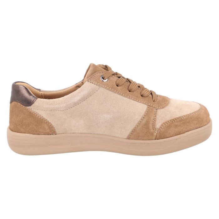 Women's Wide Fit DB Cedar Shoes in Black / Grey Suede - Image 14