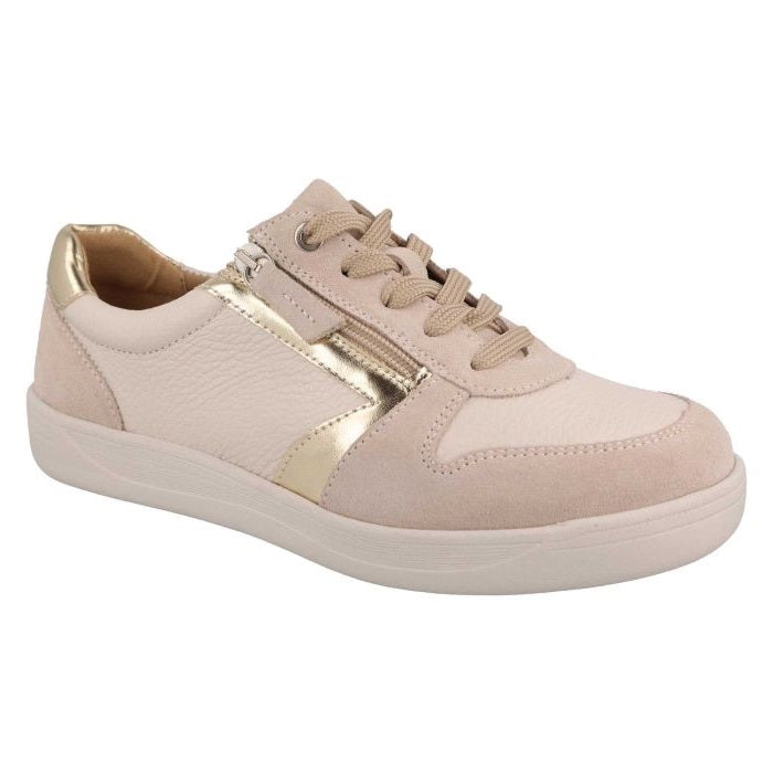 Women's Wide Fit DB Cedar Shoes in Black / Grey Suede - Image 1