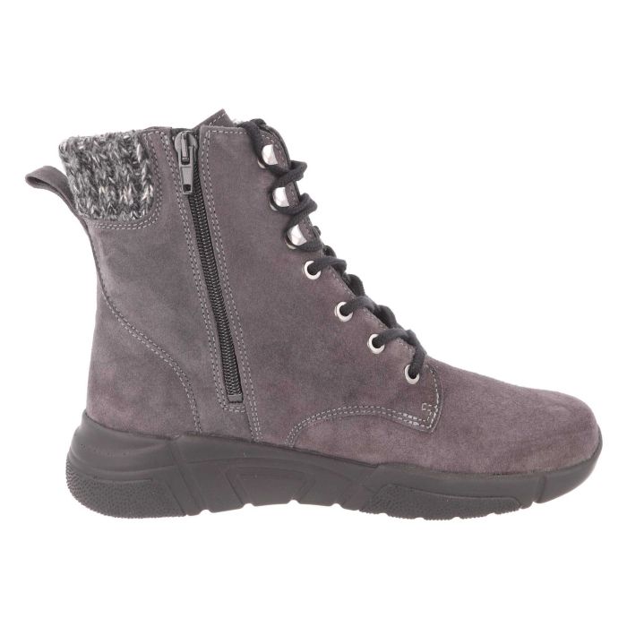 Botas DB Acre de corte ancho para mujer in Ante negro - Image 14