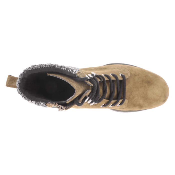 Botas DB Acre de corte ancho para mujer in Ante negro - Image 1