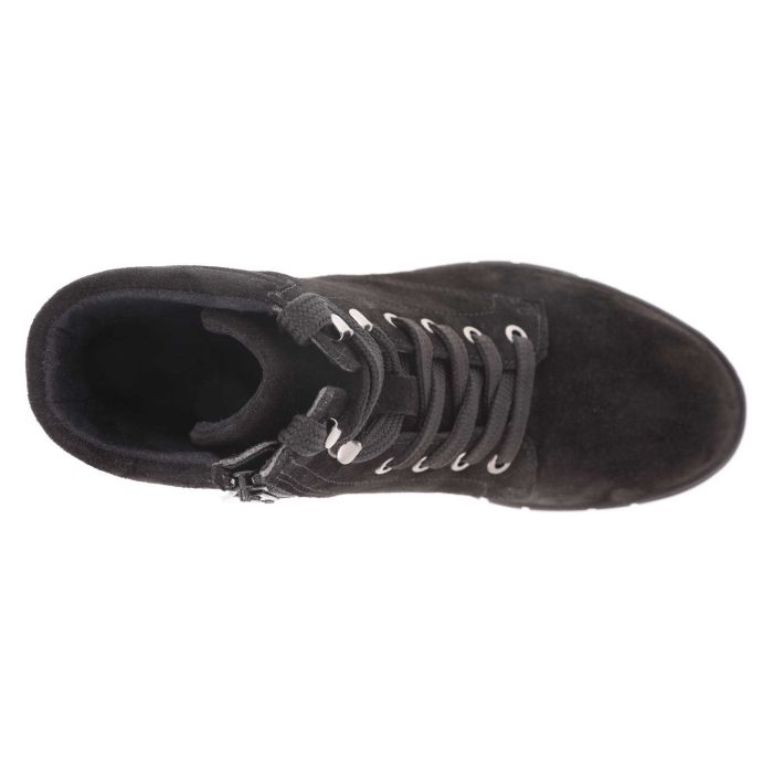 Botas resistentes al agua DB Chirk de corte ancho para mujer in Ante Gris - Image 1