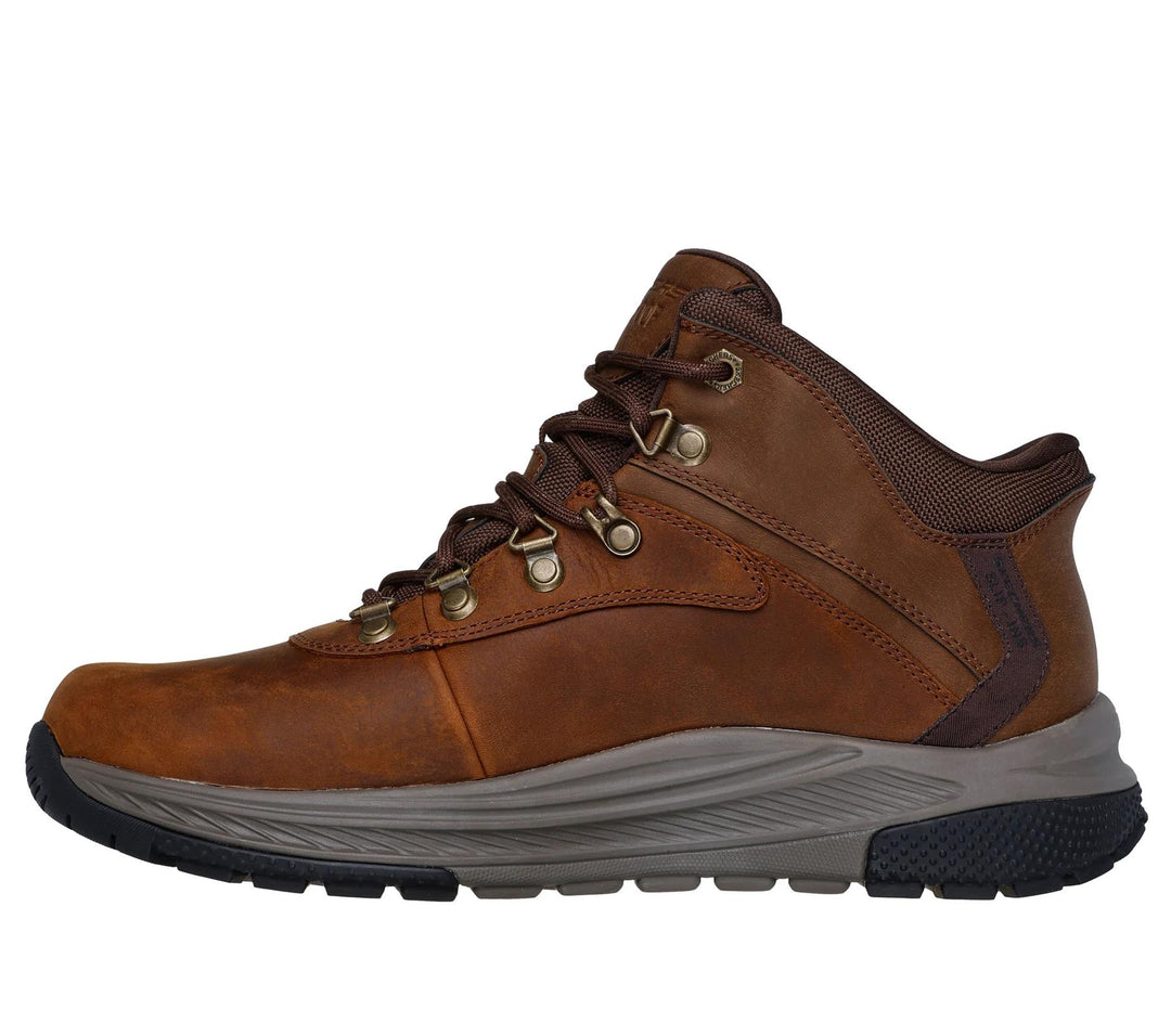 Men's Wide Fit Skechers Slip-ins 205285 Fit Meroe Pikeman Waterproof Trainers in Black - Image 9