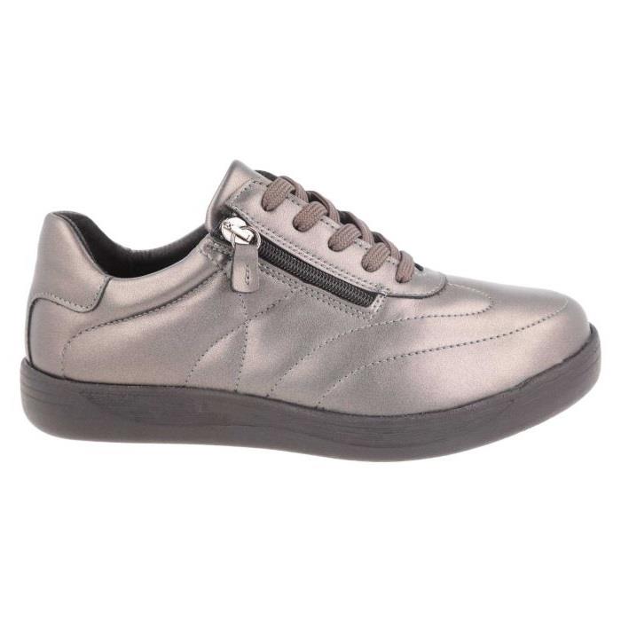 Women's Wide Fit DB Jessica Shoes in Black Synthetic - Image 8