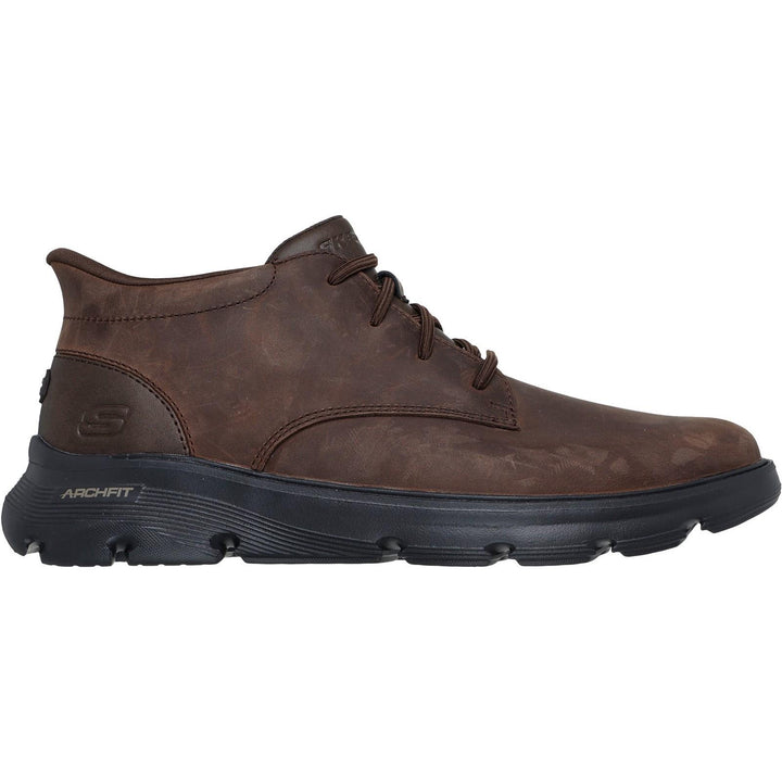 Men's Relaxed Fit Skechers 205514 Slip-ins Arch Fit Garza Ridley Boots in Black - Image 1