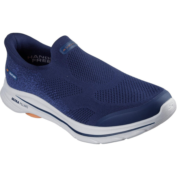 Men's Wide Fit Skechers 216784 Slip-ins Go Walk 8 Pelayo Trainers in Black - Image 1