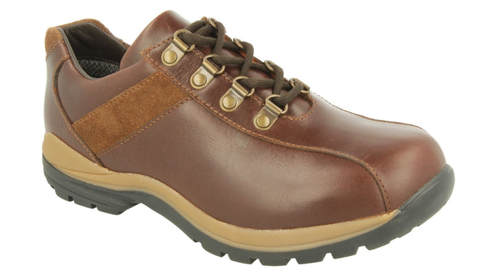 Zapatillas de senderismo para hombre DB Wyoming de ajuste ancho in Ante negro - Image 1