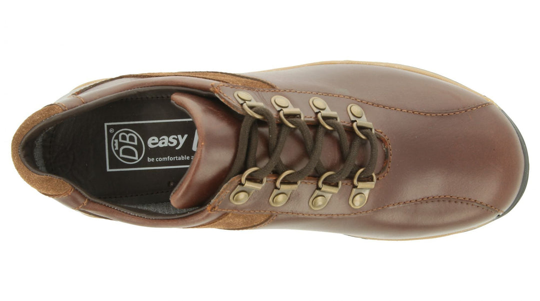 Zapatillas de senderismo para hombre DB Wyoming de ajuste ancho in Ante negro - Image 20