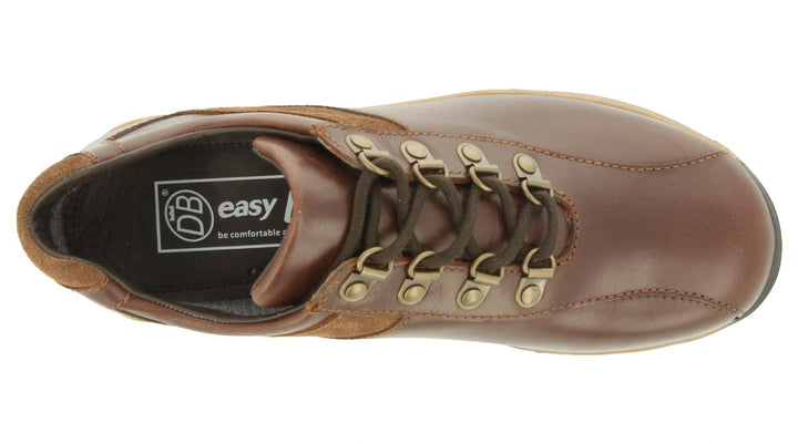 Zapatillas de senderismo para hombre DB Wyoming de ajuste ancho in Ante negro - Image 1