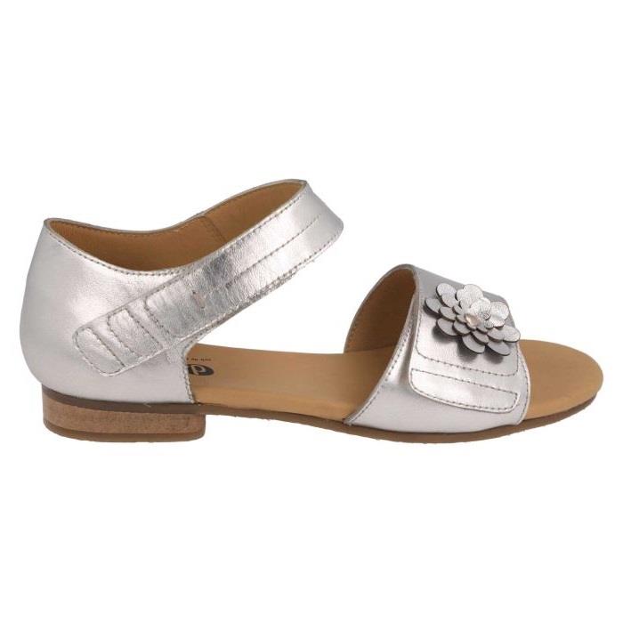 Women's Wide Fit DB Peony Sandals in Black Leather - Image 1
