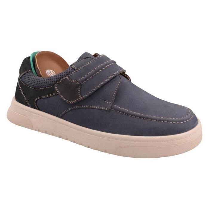 Men's Wide Fit DB Ethan Shoes in Denim Nubuck - Image 5