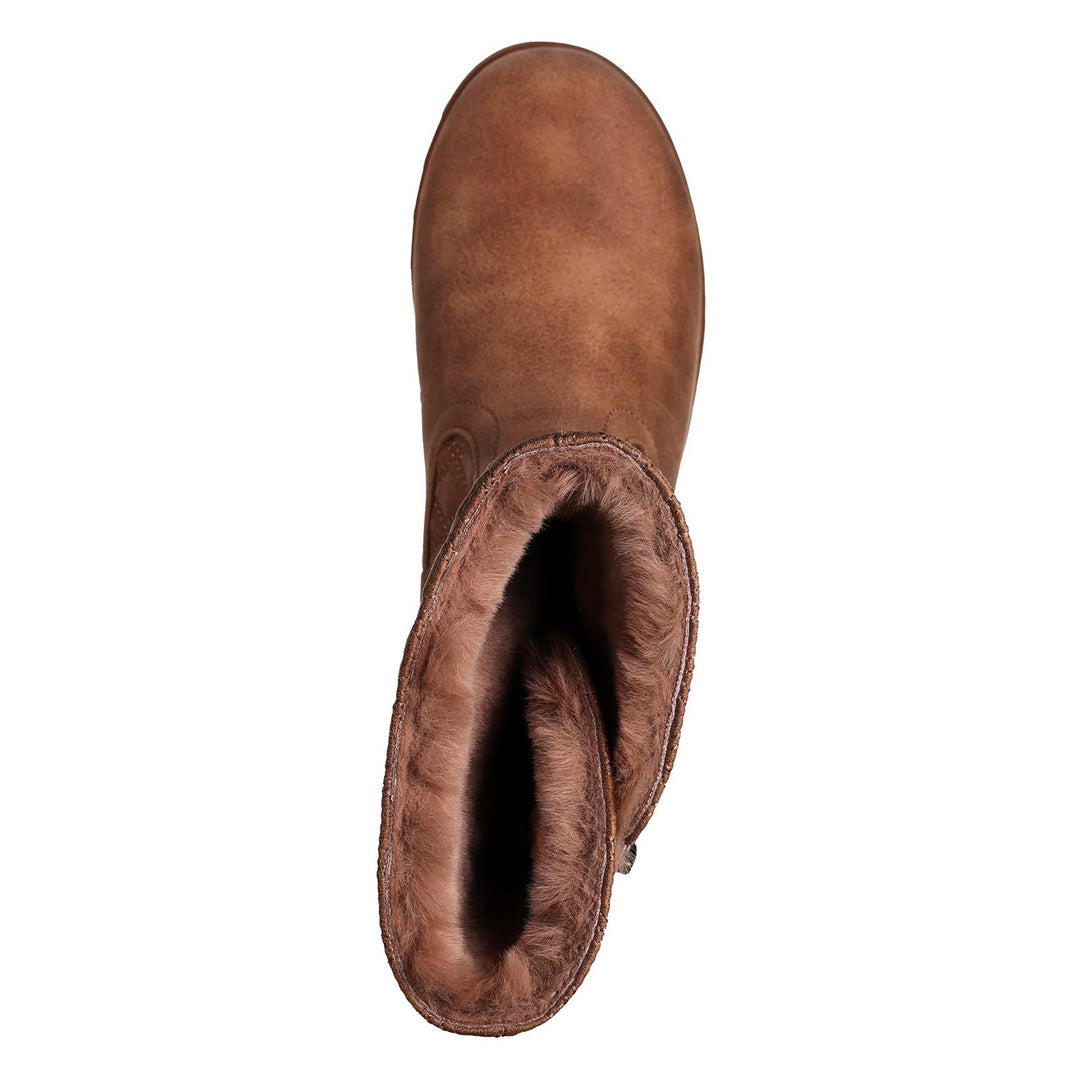 Women's Wide Fit Skechers 167675 Keepsakes 2.0 Morning Walks Boots in Chestnut - Image 11