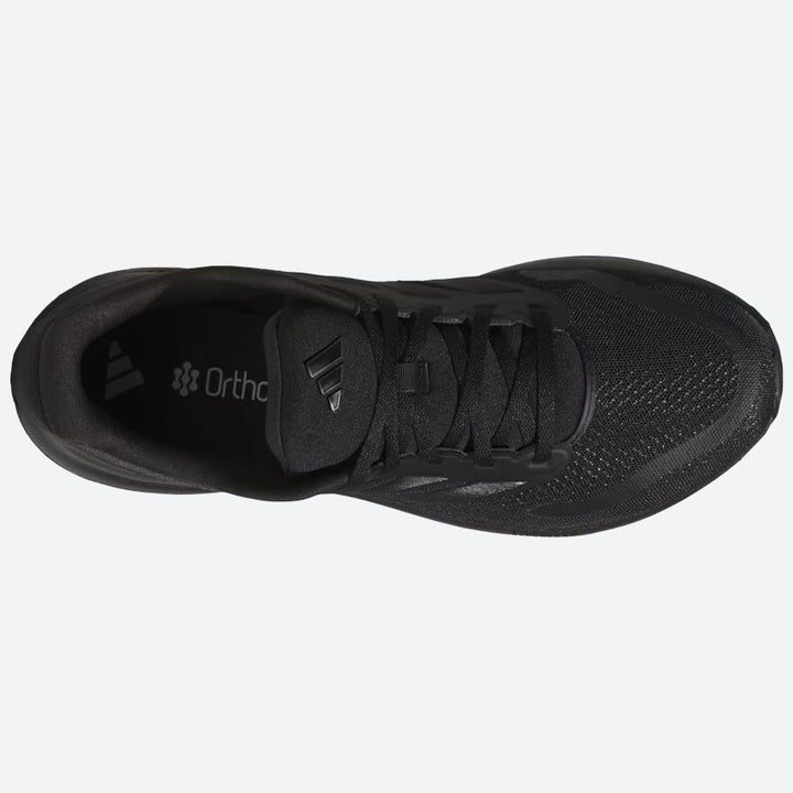 Men's Wide Fit Adidas Runfalcon 5 JH5184 Walking/Running Trainers in Black/Black - Image 1