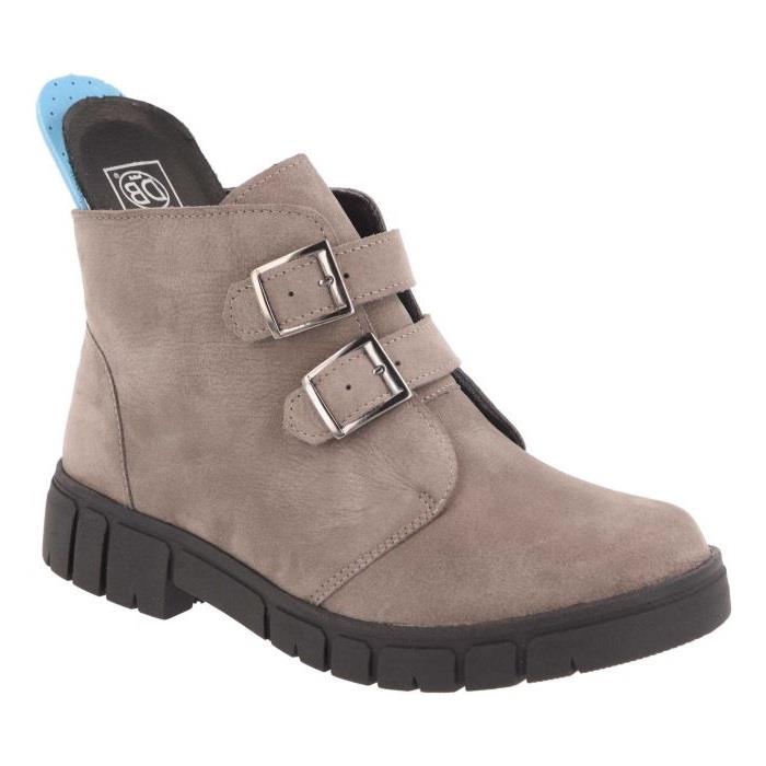 Women's Wide Fit DB Penelope Buckle Boots in Black Leather - Image 12
