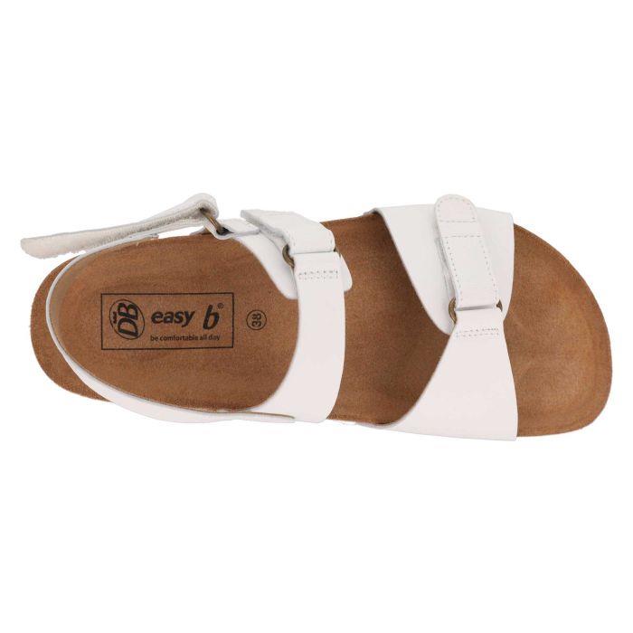 Women's Wide Fit DB Nettle Sandals in Tan Leather - Image 8
