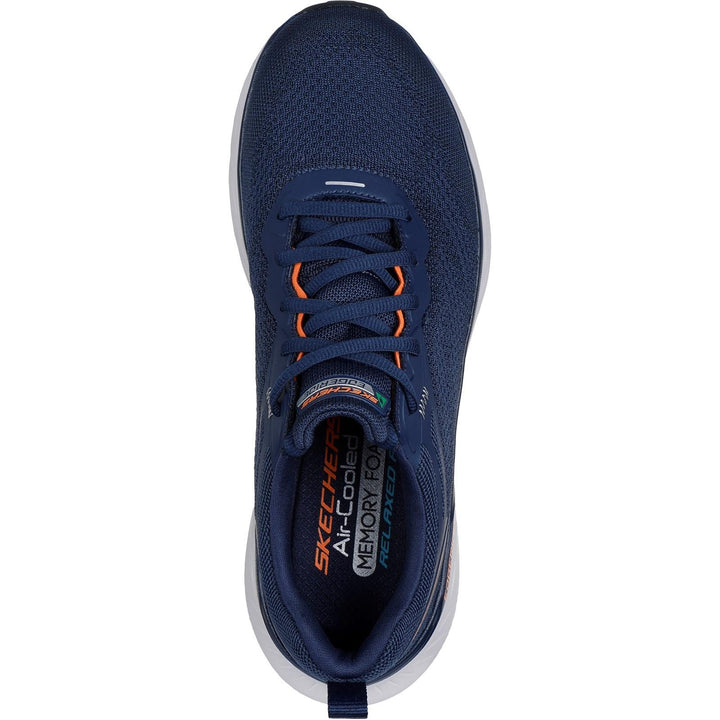 Men's Relaxed Fit Skechers Edgeride 232836 Exxo Trainers in Black - Image 1