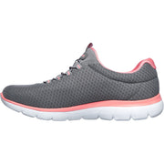 Skechers 12980 Wide Summits Sports Trainers Grey Pink-4