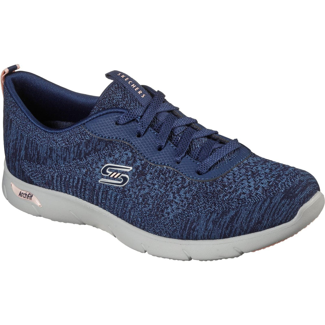 Womens Wide Fit Skechers 104272 Arch Fit Refine Shoes