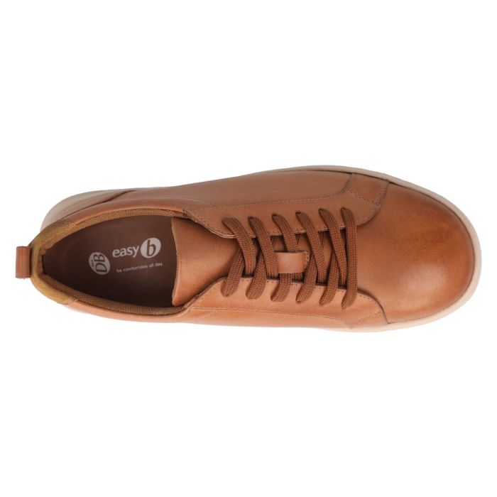 Men's Wide Fit DB Luca Shoes in Navy Leather - Image 12