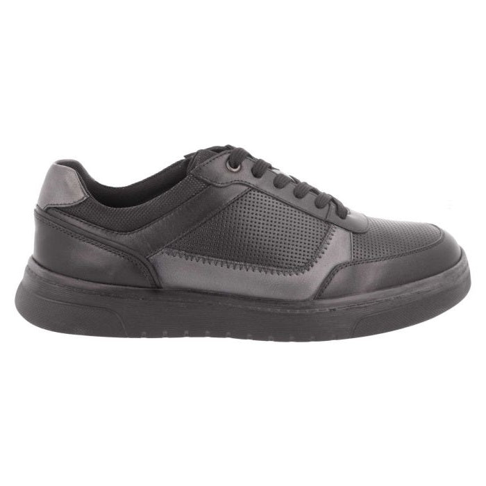 Zapatos anchos para hombre DB Arlo in Cuero azul marino / tostado claro - Image 14