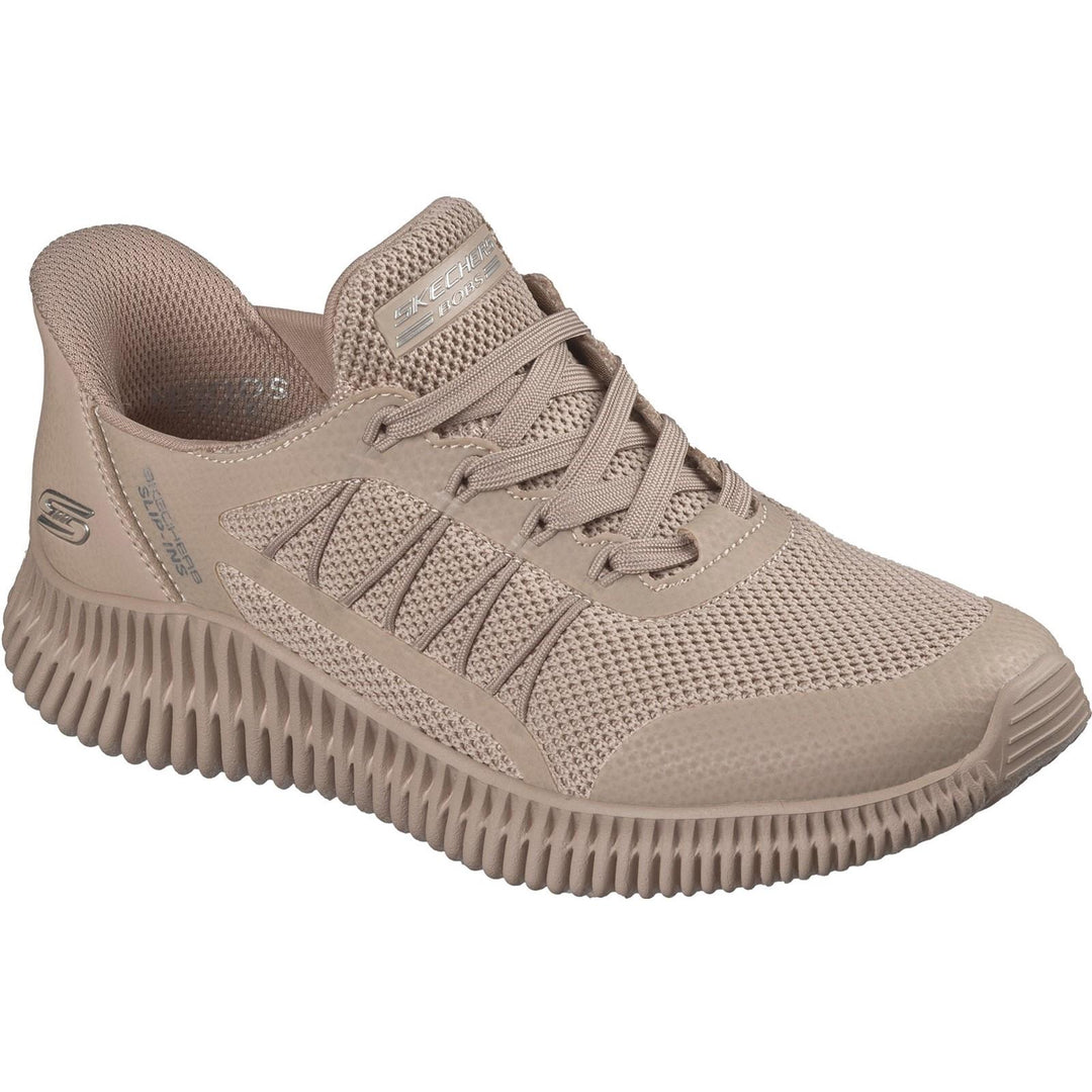 Women's Wide Fit Skechers 117413 Slip-ins Bobs Geo Lite Divine Pace Trainers in Sage - Image 9