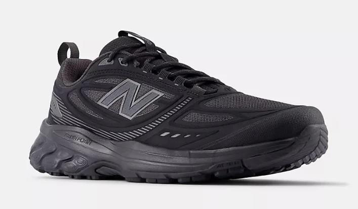 Womens Wide Fit New Balance M4105FS Fresh Foam Trainers - Black in Black - Image 1