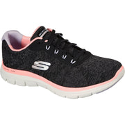 Skechers 149570 Wide Flex Appeal 4.0 Fresh Move Trainers Black Coral-2