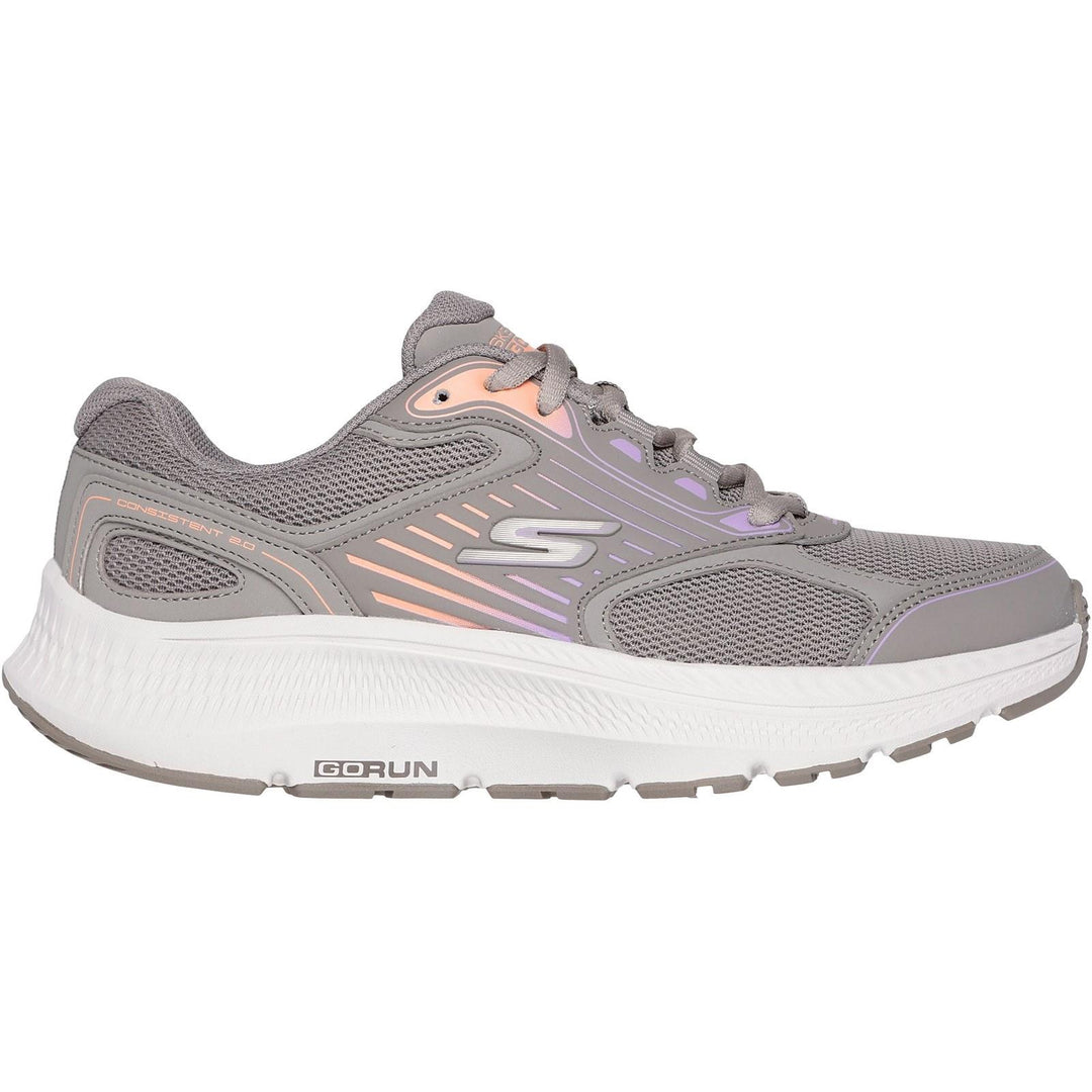 Women's Wide Fit Skechers 128606 Go Run Consistent 2.0 Advantage Trainers in Navy/Multi - Image 6