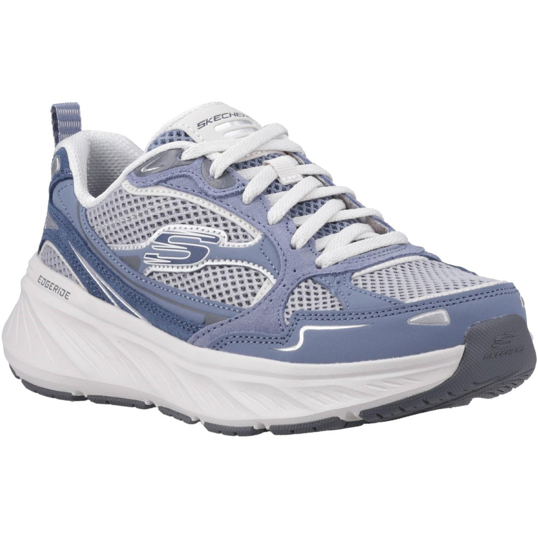 Women's Wide Fit Skechers 150493 Edgeride Trainers in Slate - Image 3