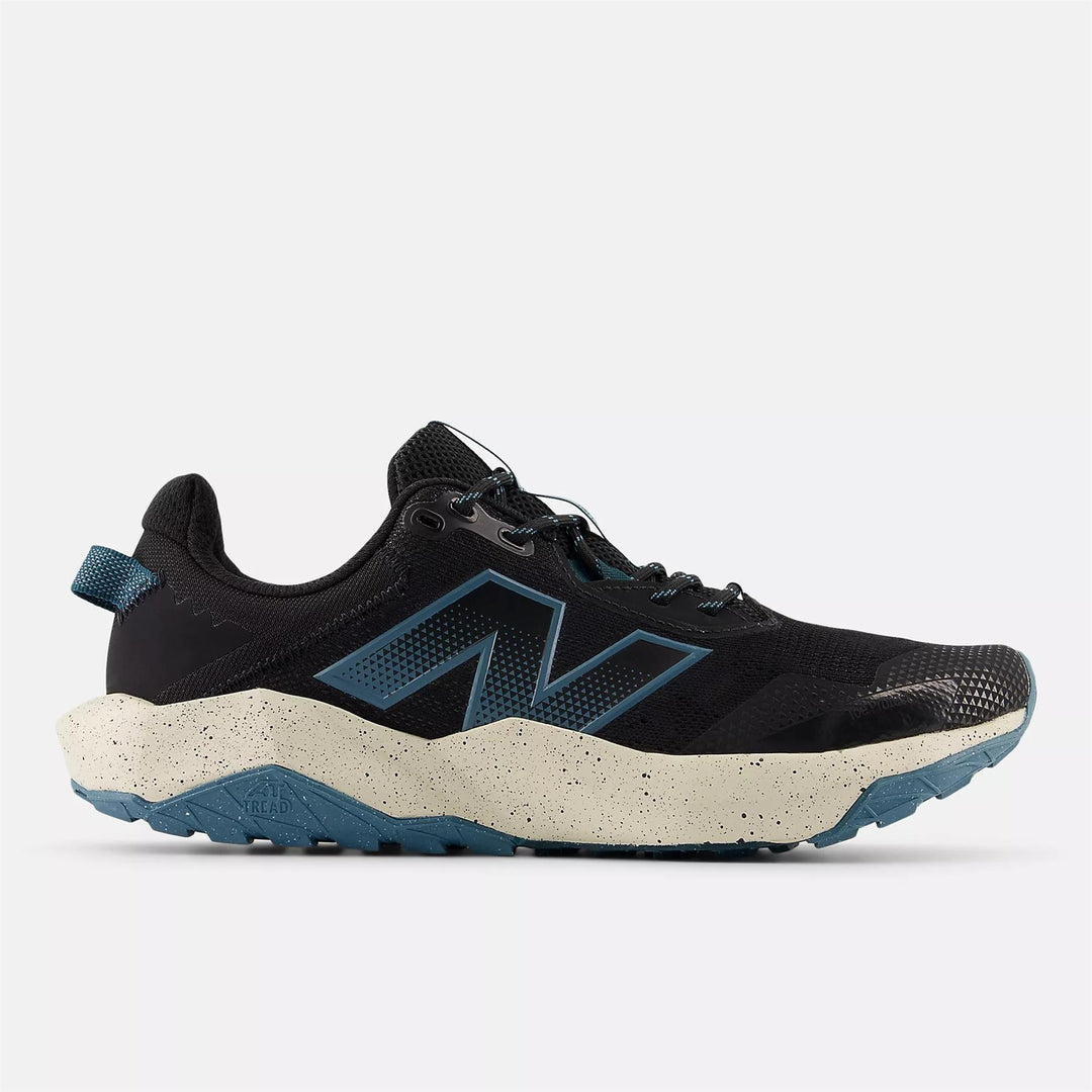 Women's Wide Fit New Balance MNTR9D5 Dynasoft Nitrel V6 Trail Walking/Running Trainers in Black/Salt Water - Image 2