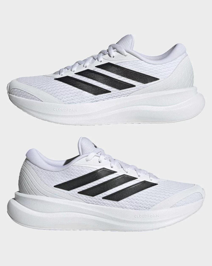 Men's Wide Fit Adidas Runfalcon 6 IH1814 Walking/Running Trainers in White/Black - Image 1