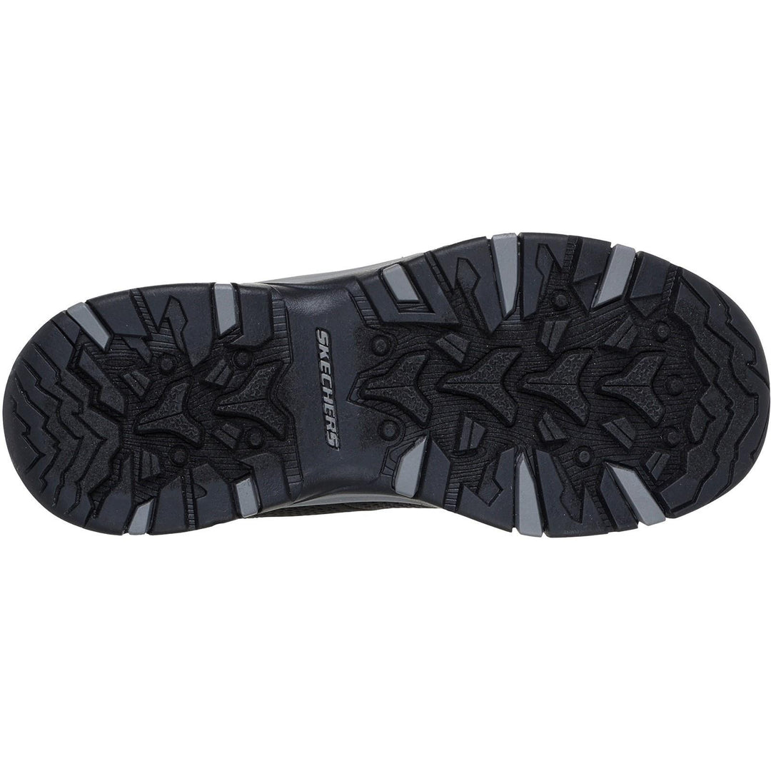 Women's Relaxed Fit Skechers 180005 Waterproof Trego Trail Destination Boots - Black/Charcoal in Black/Charcoal - Image 6
