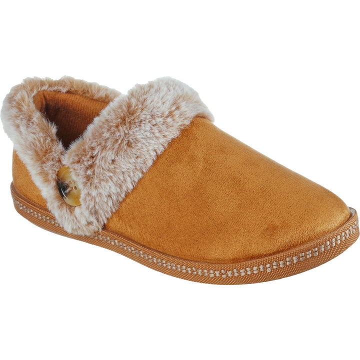Women's Wide Fit Skechers Cozy 167219 Campfire Fresh Toast Slippers