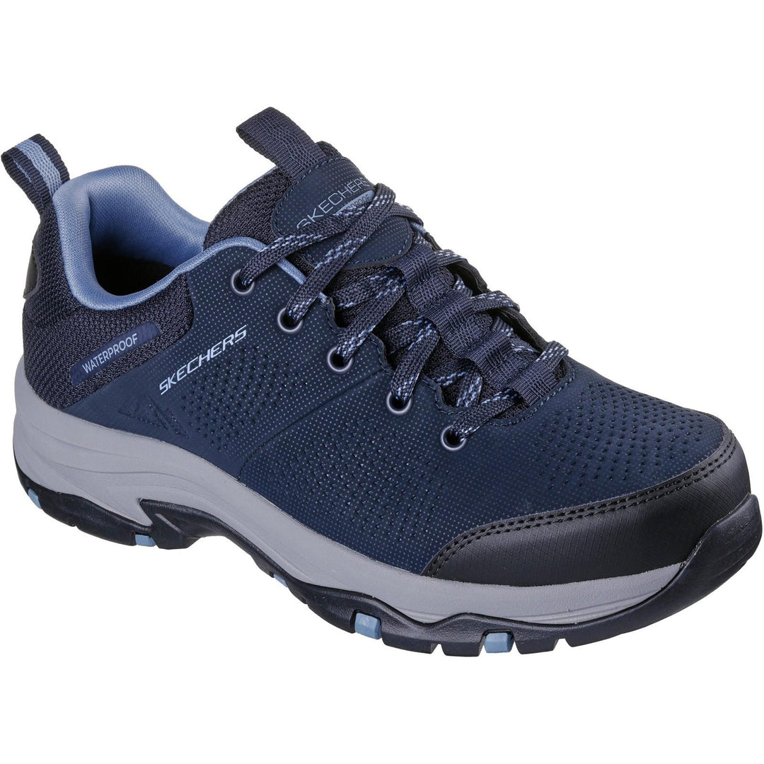Women's Relaxed Fit Skechers 180119 Waterproof Trego Trail Destiny Trainers in Chocolate - Image 3