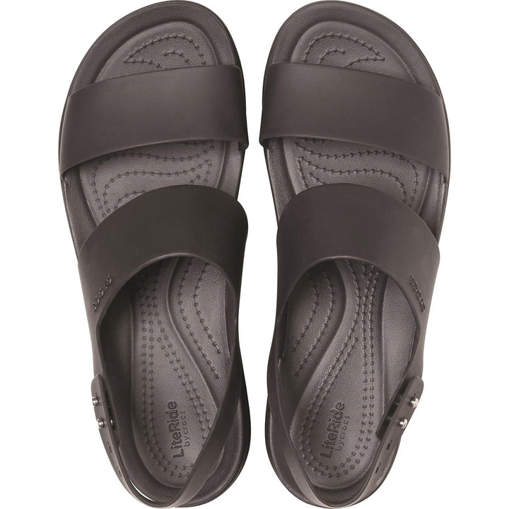 Sandalias de cuña baja Crocs 206453 Brooklyn para mujer