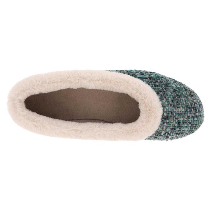 Women's Wide Fit DB Robyn Slippers in Rose Multi Textile - Image 10