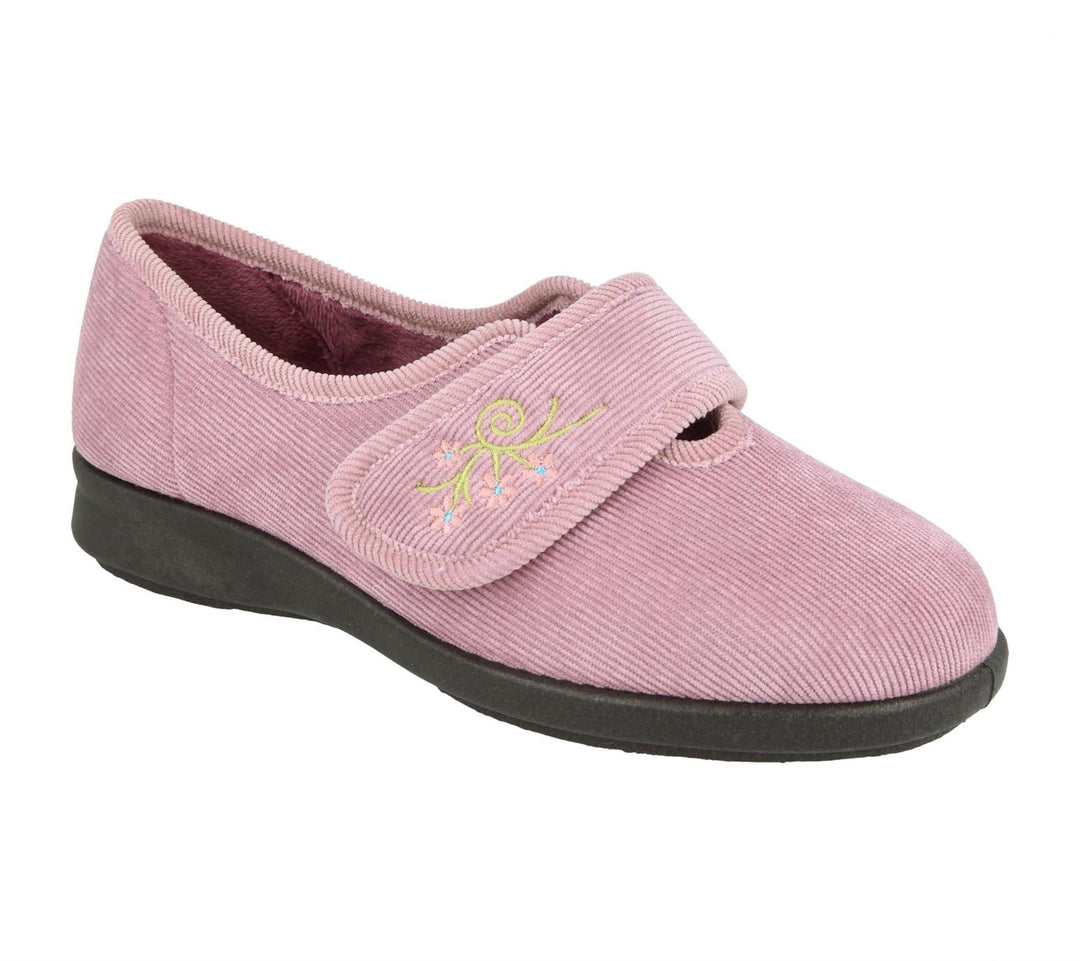 Pantuflas DB Dallas de ajuste ancho para mujer in Azul vaquero - Image 7