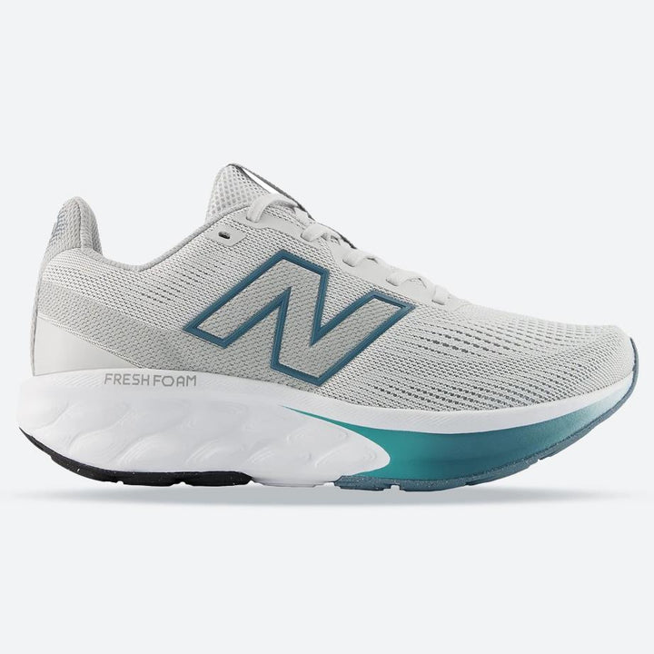 Men's Wide Fit New Balance M5206IE Walking/Running Trainers - Fresh Foam in Light Grey/Teal - Image 1