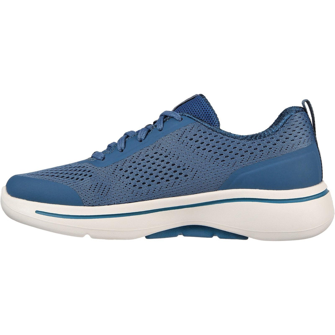 Women's Wide Fit Skechers 124404 Go Walk Arch Fit Motion Breez Trainers