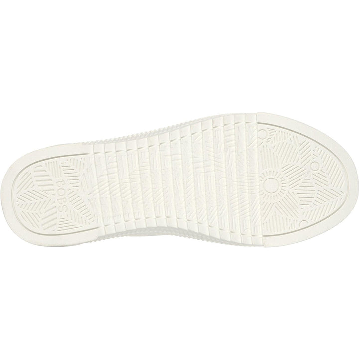 Women's Wide Fit Skechers 114640 Bobs Copa Canvas Shoes