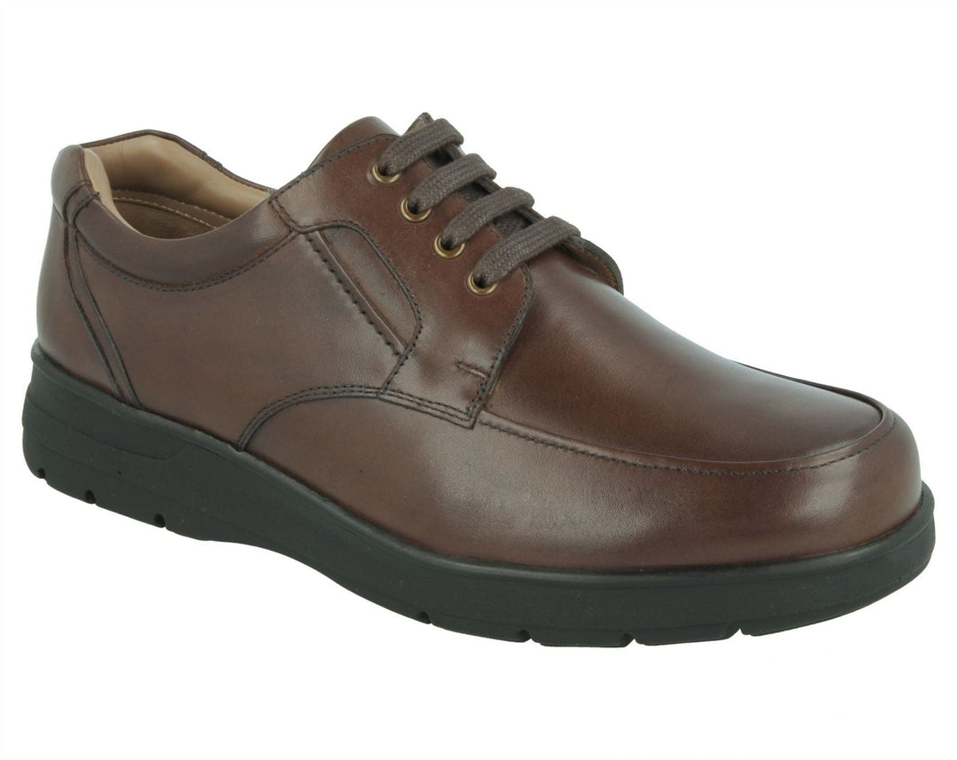 Zapatos DB Congo de ajuste ancho para hombre in Cuero Liso Negro - Image 7