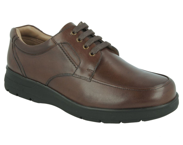 Zapatos DB Congo de ajuste ancho para hombre in Cuero Liso Negro - Image 1