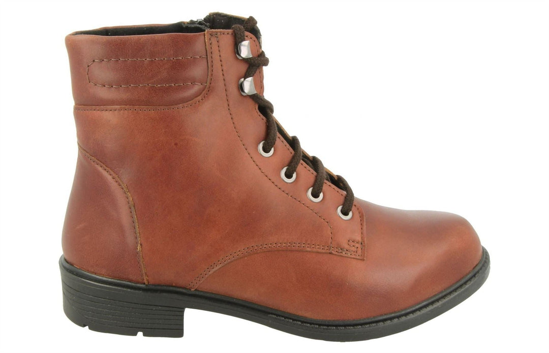 Botas DB Reef de corte ancho para mujer in Castaño - Image 7